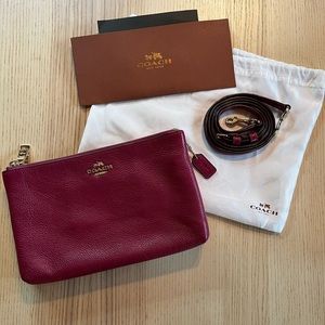 Fuchsia Coach Lyla crossbody purse